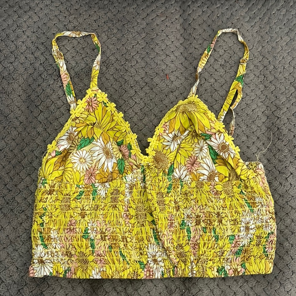 Floral crop top